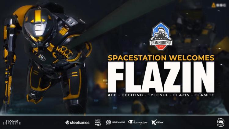 Flazin ble den fjerde spilleren Spacestation Gaming