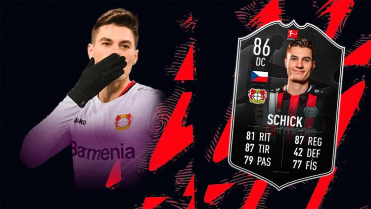 Patrick Schick mottok månedens spiller-kort i FIFA 22