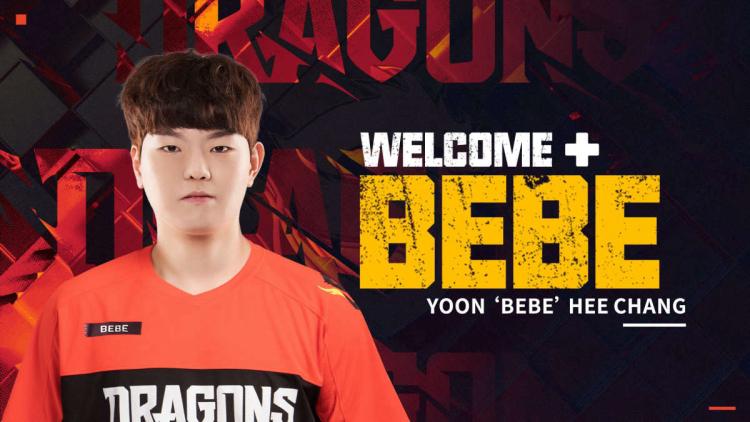 BeBe blir med i Shanghai Dragons