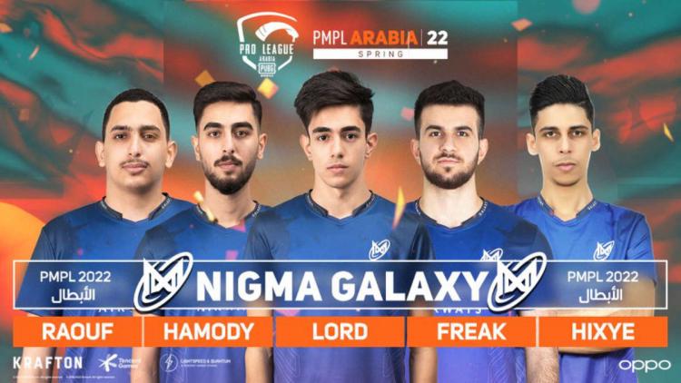 Nigma Galaxy ble mester PUBG Mobile Pro League - Arabia Spring 2022