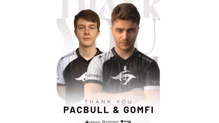 Team Secret si farvel til Gomfi og Pacbull