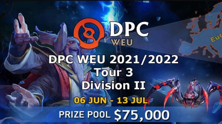 Kampene DPC 2021/2022 TOUR 3 WEU Division 2 starter om en time!