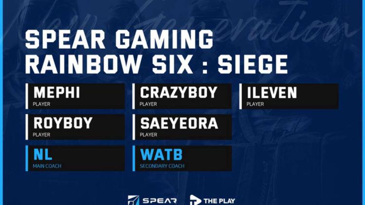 Spear Gaming signerte tidligere T1-liste fra Rainbow Six