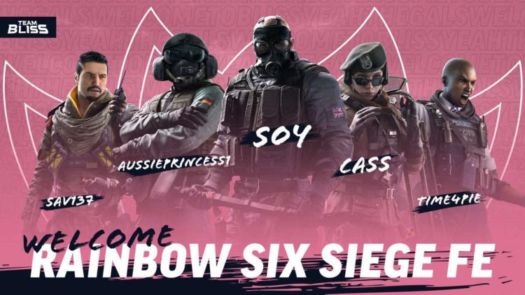 Team Bliss signerte den kvinnelige serien til Rainbow Six