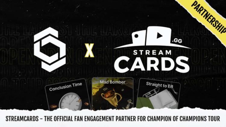 StreamCards blir partner i Champion of Champions Tour CS:GO Tournament Series