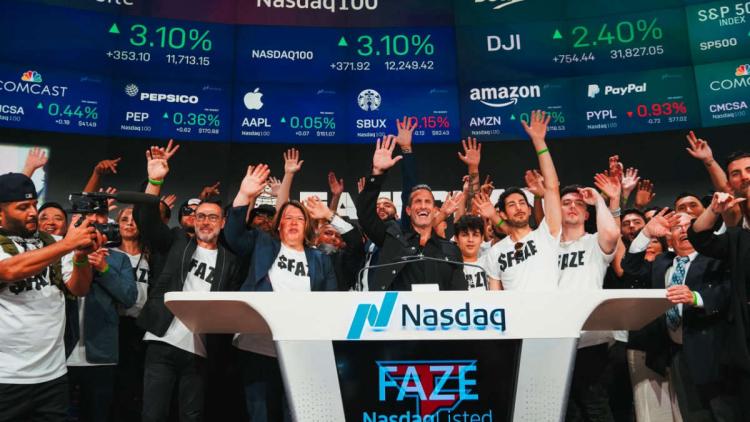 FaZe Clan er offisielt notert på børsen NASDAQ under tickeren " FAZE "