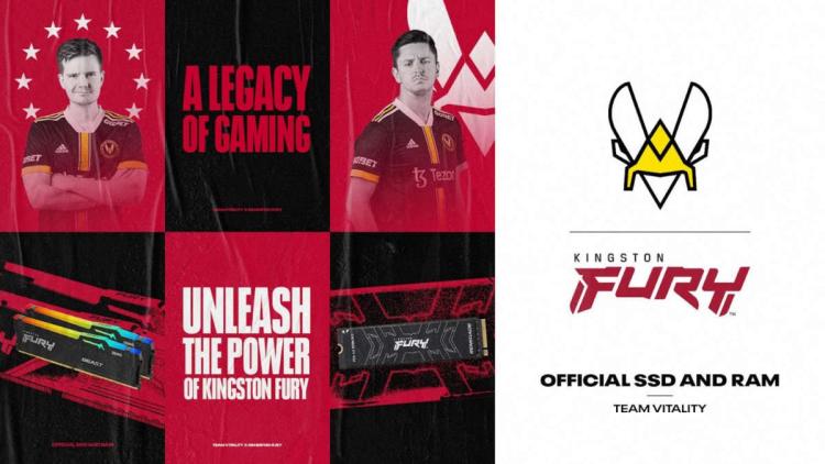 Kingston FURY blir en ny partner Team Vitality