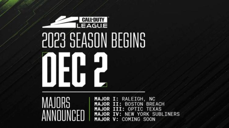 Sesong Call of Duty League 2023 starter fredag 2. desember