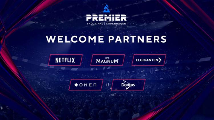 Netflix, OMEN, Elgiganten, Magnum og Doritos ble partnere BLAST Premier Fall Finals 2022