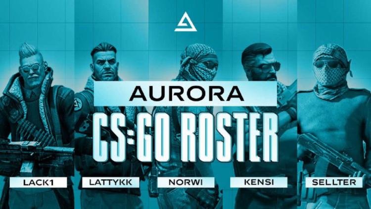 Aurora Gaming presenterte den oppdaterte CS:GO-listen