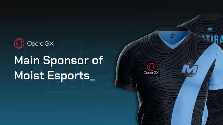 Opera GX blir tittelsponsor av Moist Esports