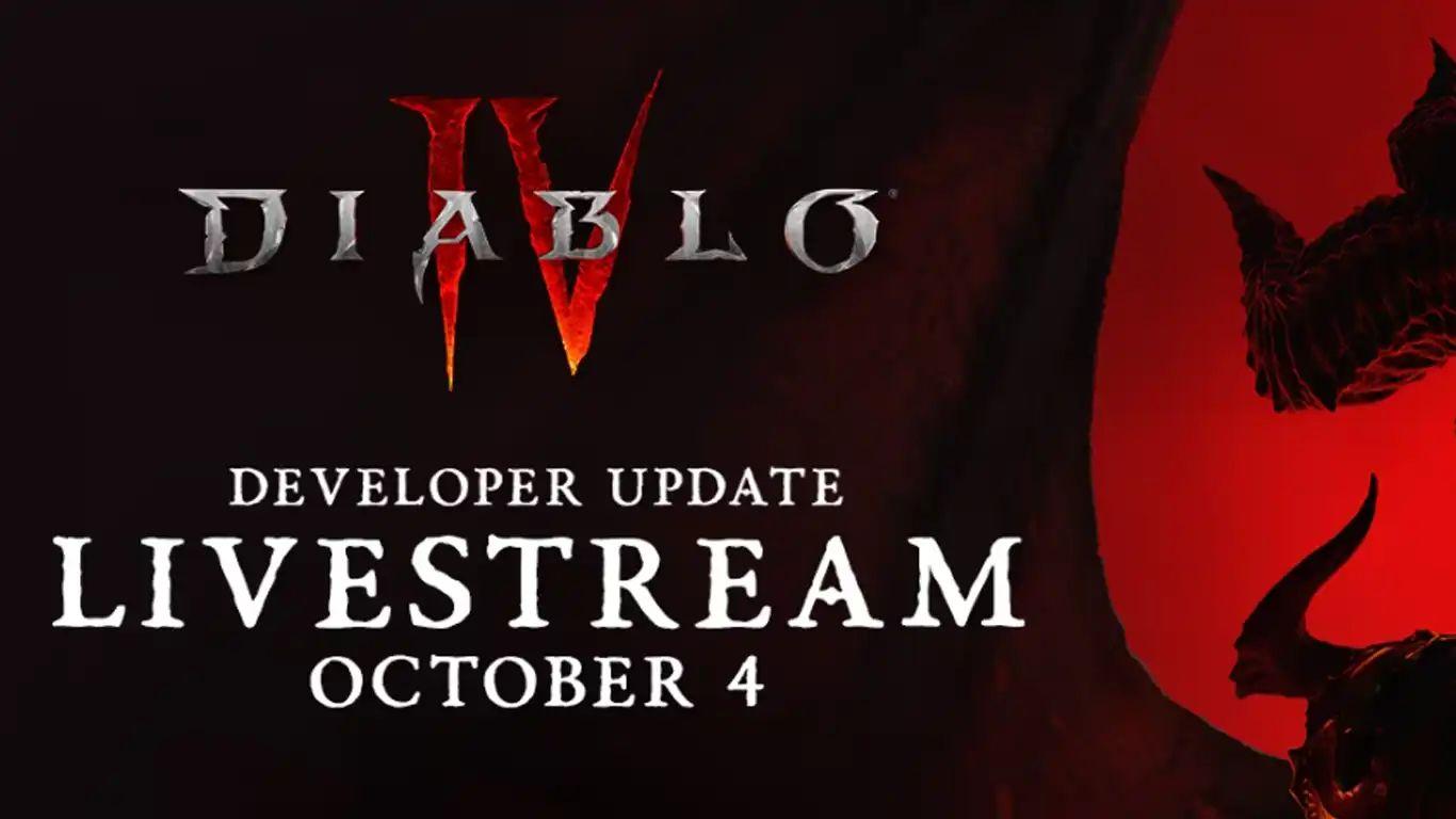 Diablo IV utvikleroppdatering - oktober 2023