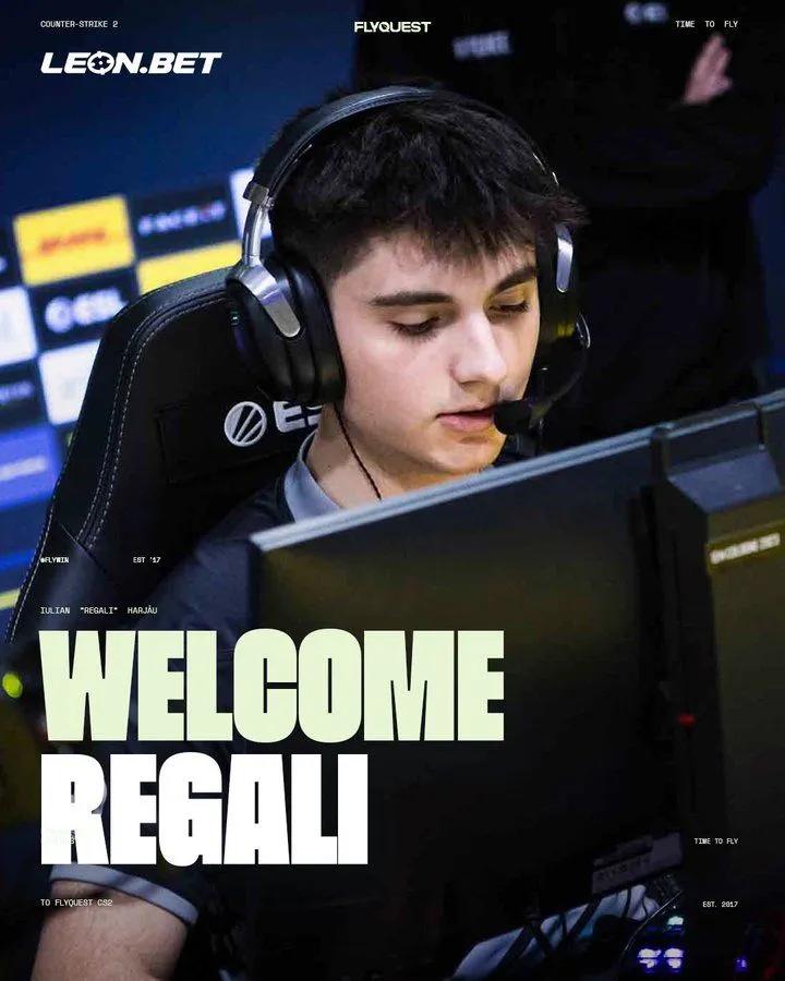 FlyQuest signerer Sniper Regali til deres CS2-liste, og erstatter aliStair