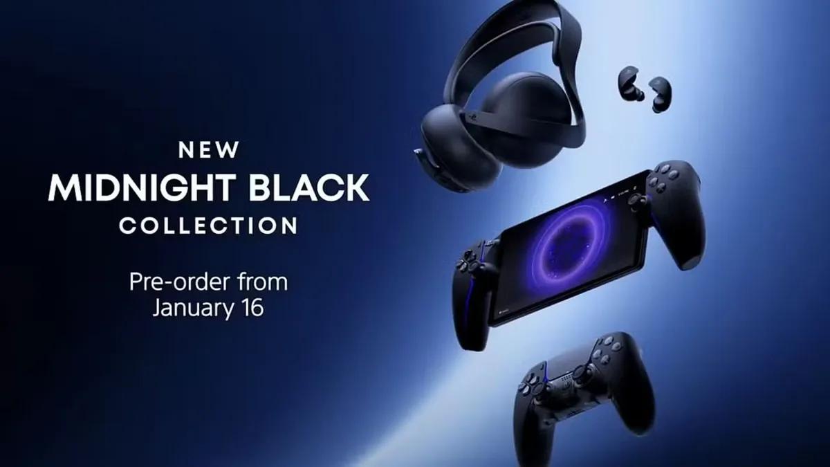 Sony lanserer Midnight Black Collection for PlayStation 5-tilbehør