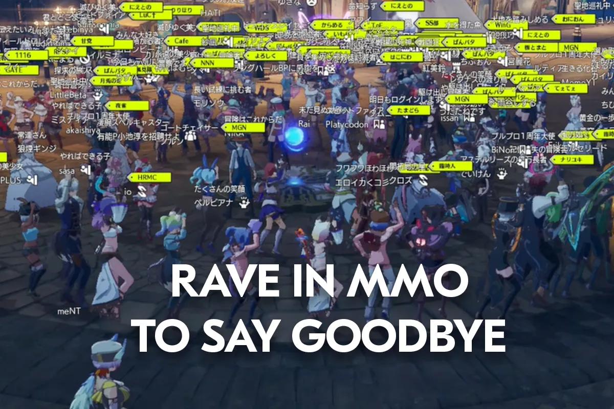  Virtual Rave: Blue Protocol tar farvel med stil med online dansefest