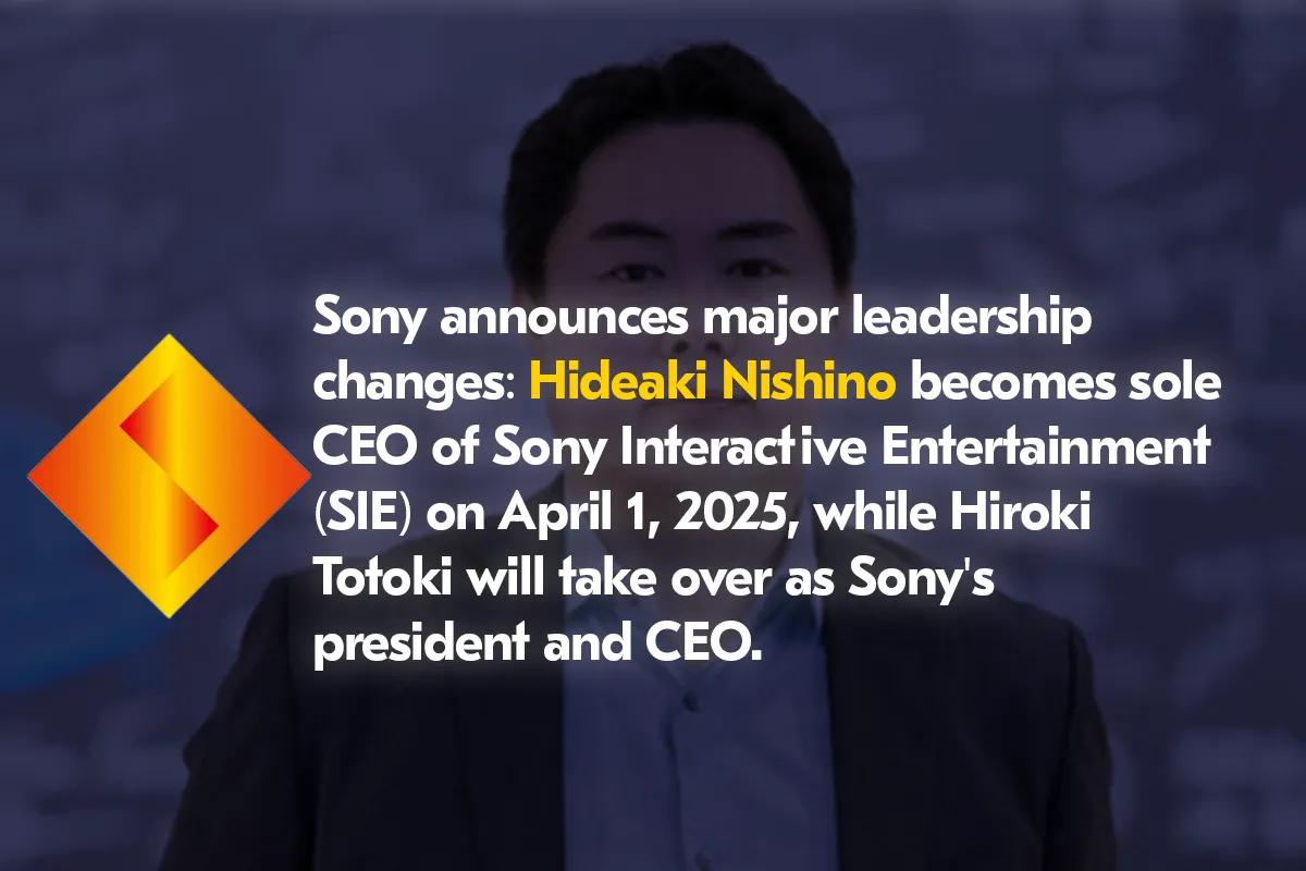 Hideaki Nishino blir eneste administrerende direktør i Sony Interactive Entertainment