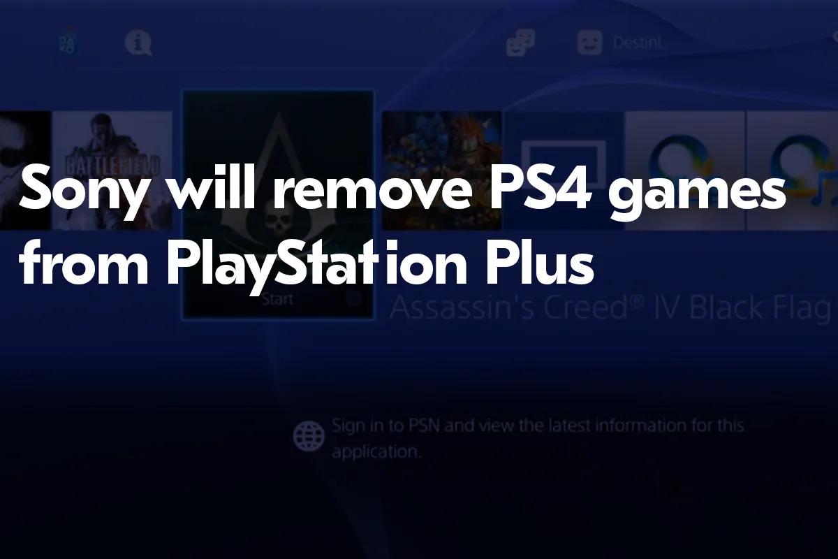 Sony fjerner PS4-spill fra PlayStation Plus fra januar 2026