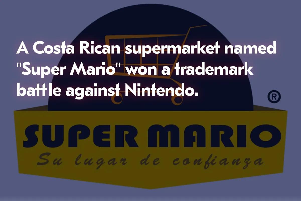 Costa Ricas supermarked "Super Mario" vinner varemerkekamp mot Nintendo