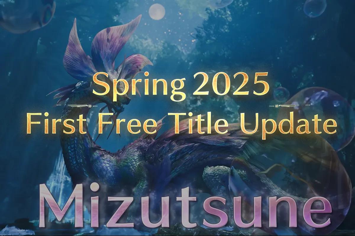 Monster Hunter Wilds kunngjør første gratis titteloppdatering: Mizutsune blir med på jakten denne våren!