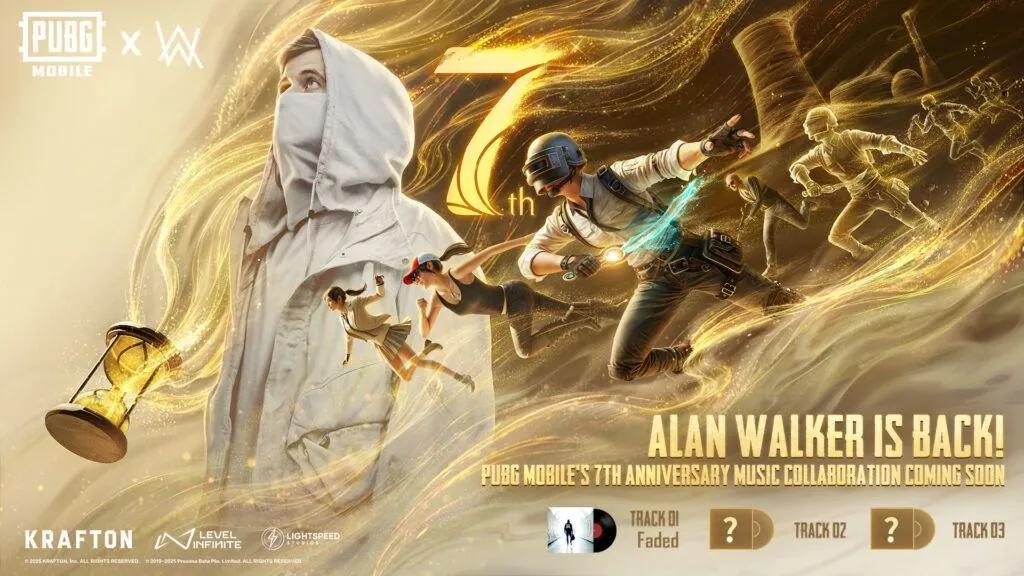 PUBG MOBILE feirer 7-årsjubileum med Alan Walker Comeback-samarbeid