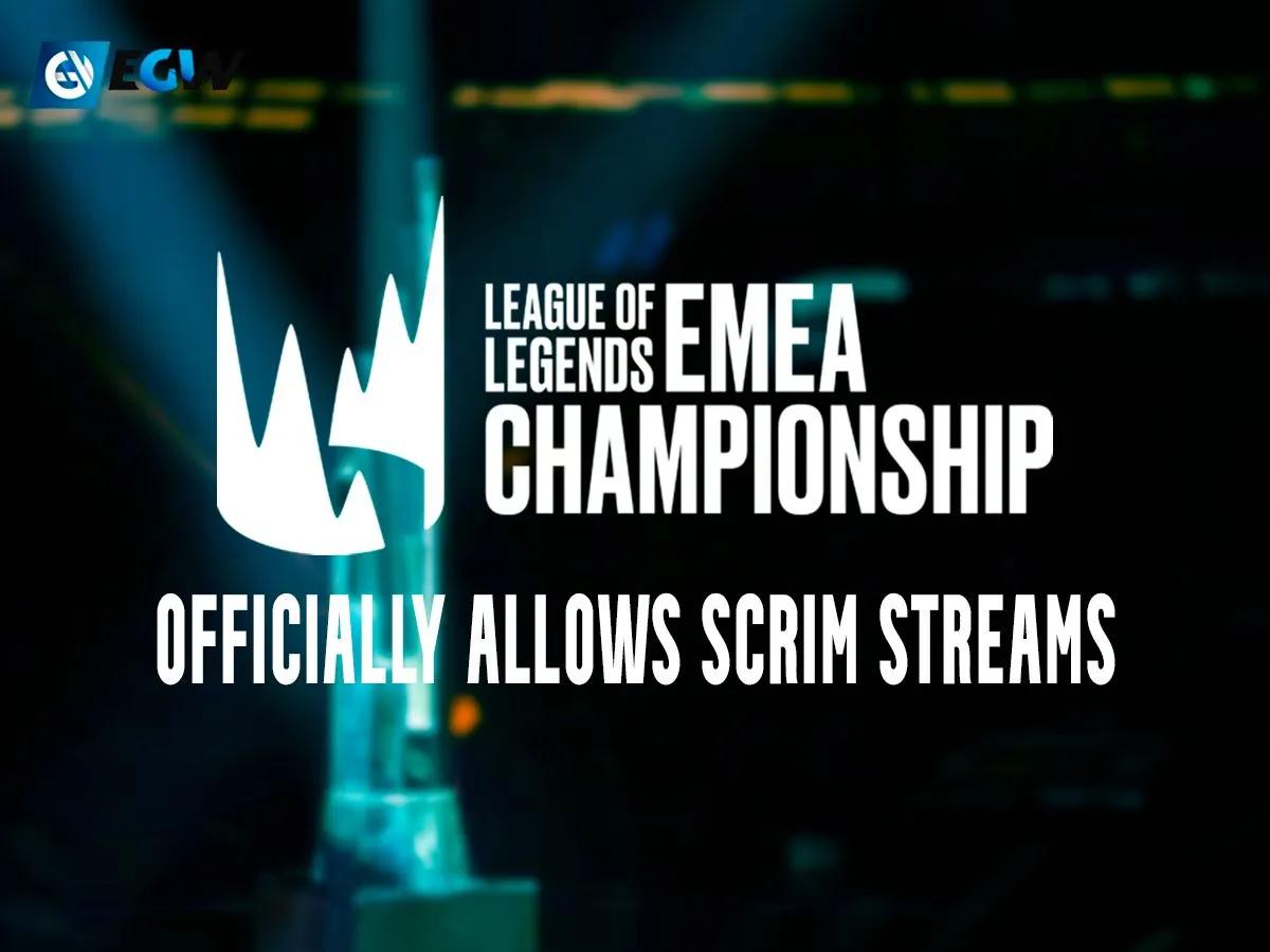 LEC tillater offisielt scrim-strømming for ligalag