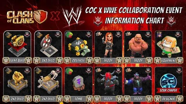 Clash of Clans x WWE Crossover-lekkasjer antyder episk begivenhet i april 2025