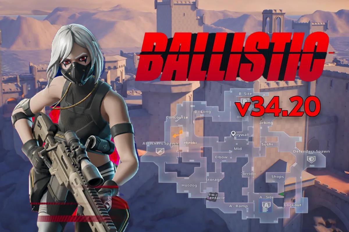 Fortnite Ballistic Nytt kart - v34.20 Patch Detaljer