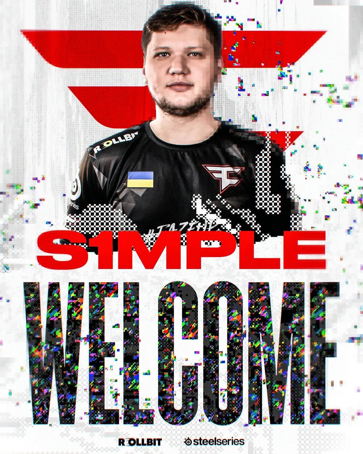s1mple blir en del av FaZe Clan: Legendarisk AWPer erstatter broky i CS2 Roster
