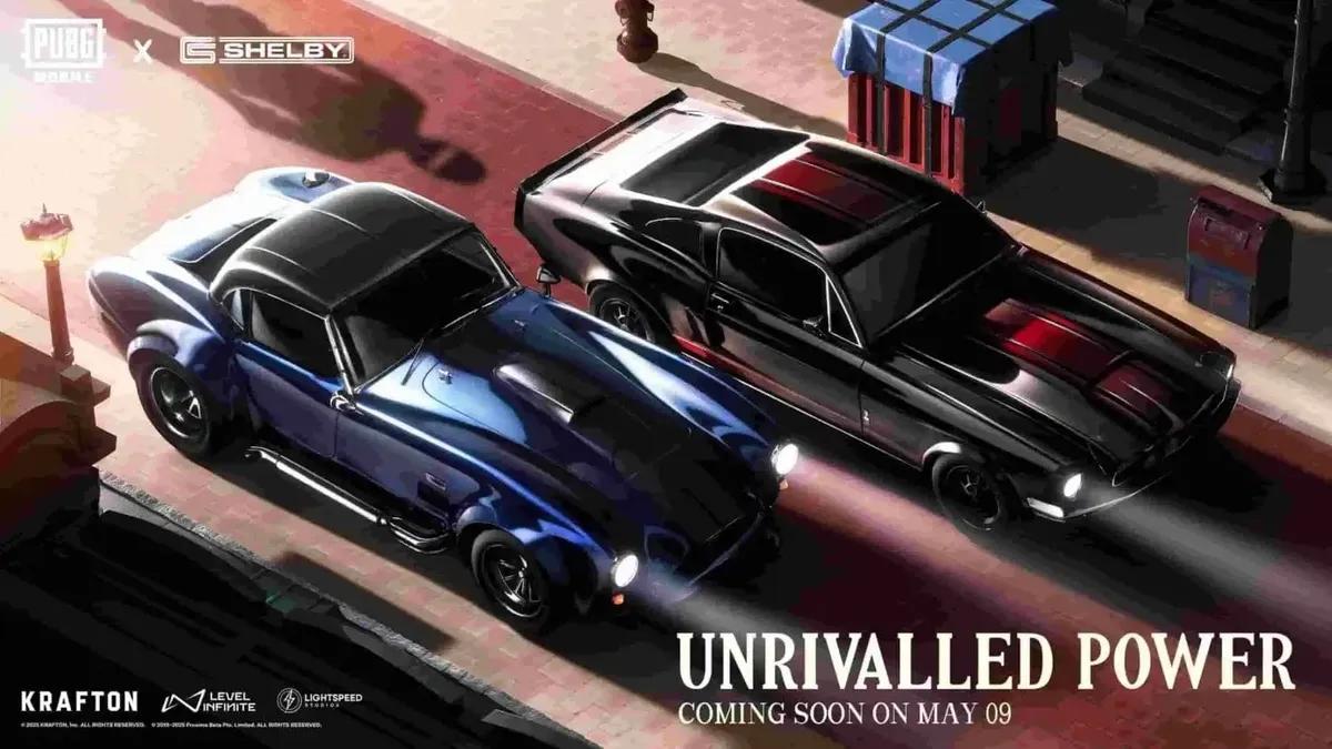 PUBG Mobile x Shelby American: Høyoktanbiler, tilpassede skins og eksklusive belønninger i nytt Motor Cruise-event