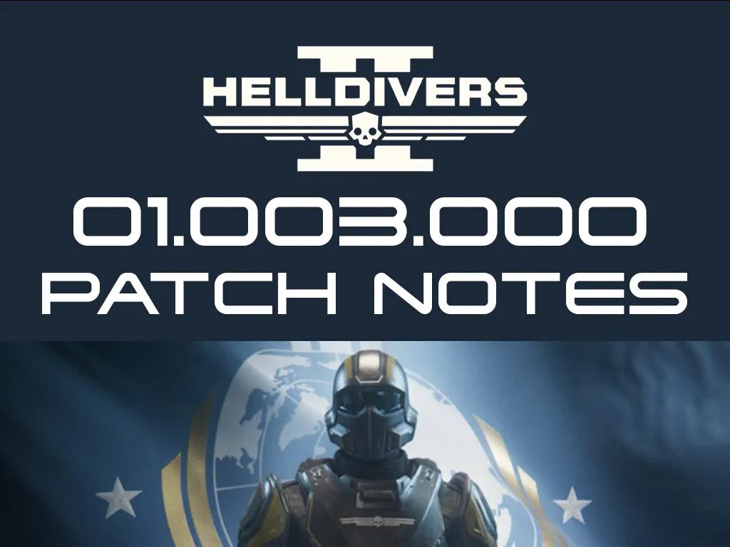 Helldivers 2 01.003.000 Patch Notes Breakdown - Nye fiender, våpentilpasning, store rettelser