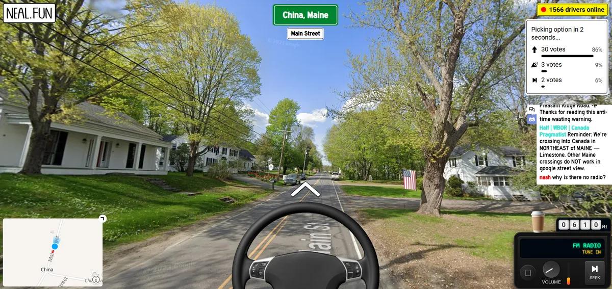 Internett Roadtrip gjør Google Maps om til et spill