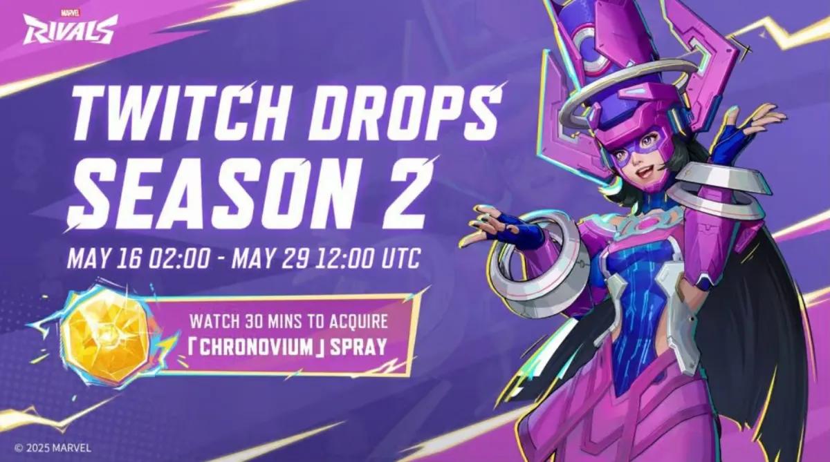 Hvordan låse opp Marvel Rivals sesong 2 Twitch Drops