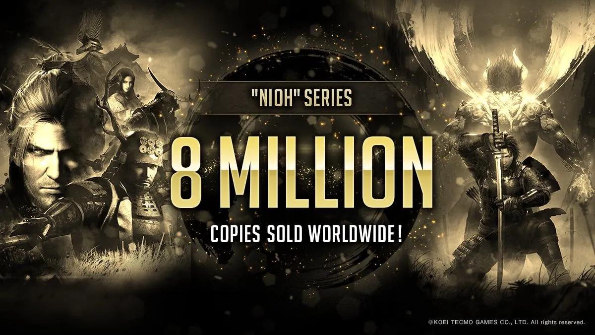Det totale salget av Nioh-serien oversteg 8 millioner eksemplarer