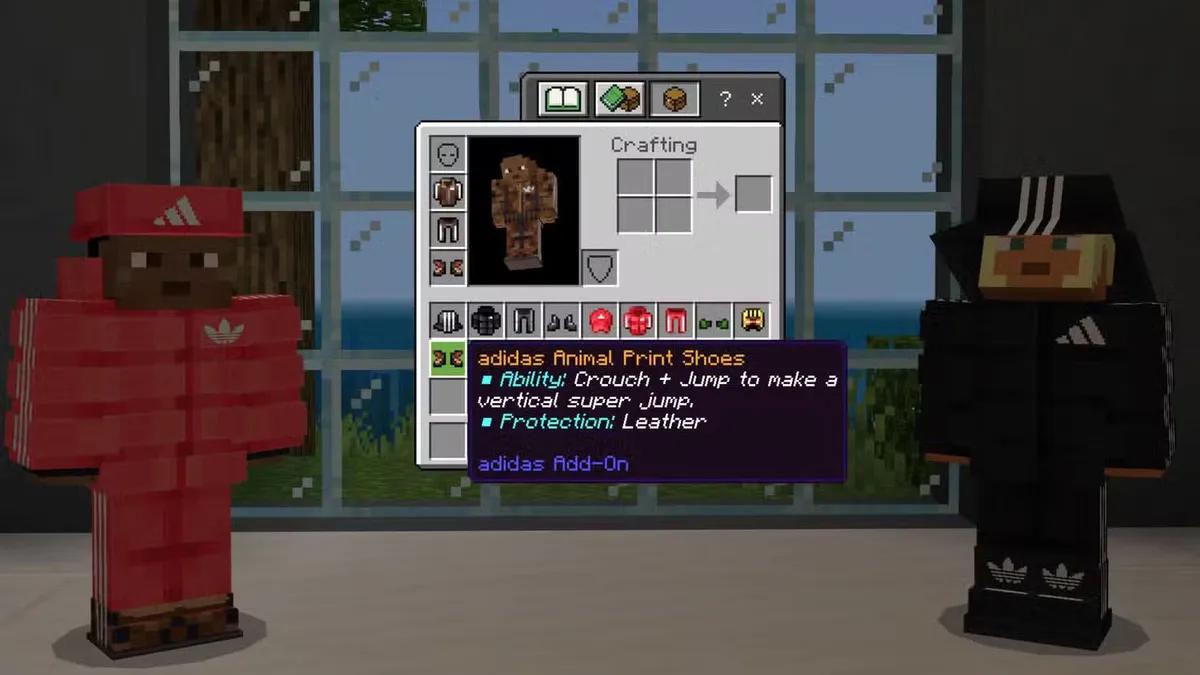 Minecraft x Adidas: Gratis DLC og utstyr fra den virkelige verden nå tilgjengelig
