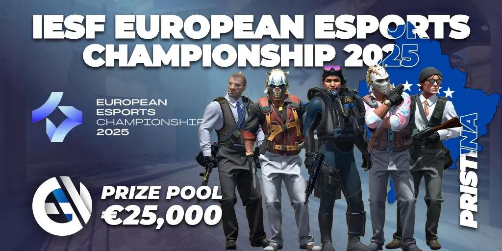 Team Ukraina går videre til den store finalen i European Esports Championship 2025