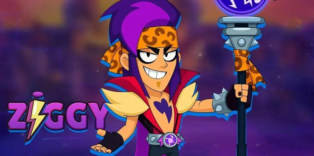 Ziggy, glamrock-illusjonisten, blir med Brawl Stars fra Comic-Con 2025