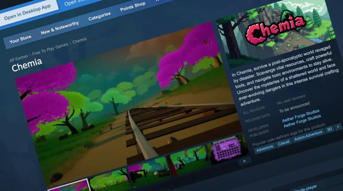 Chemia på Steam skjuler skadelig programvare i spilloppdateringer