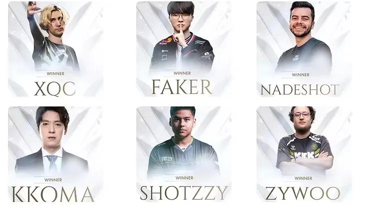 Esports Awards 2025: Fullstendig liste over vinnere og nominerte
