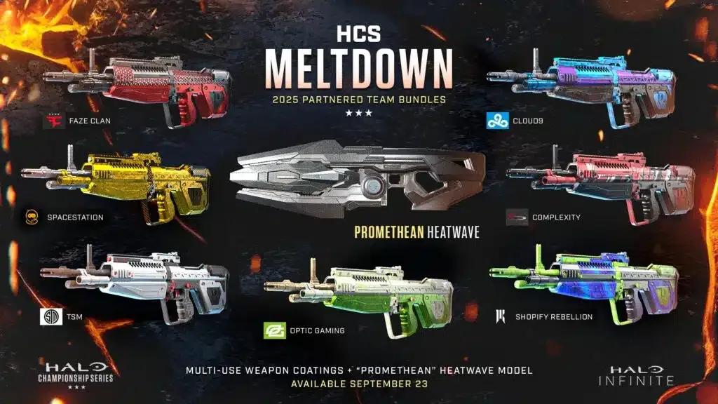 Halo Esports HCS Meltdown-lagpakker