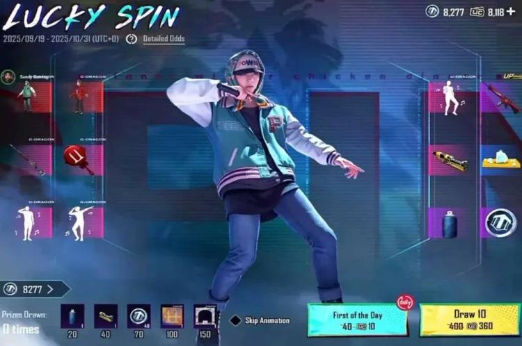 PUBG Mobile x G-Dragon-samarbeid: Lykkespinn, belønninger og eksklusivt innhold