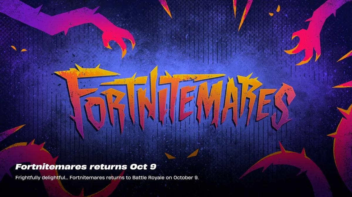 Fortnitemares 2025 kommer 9. oktober med over 25 skumle samarbeid