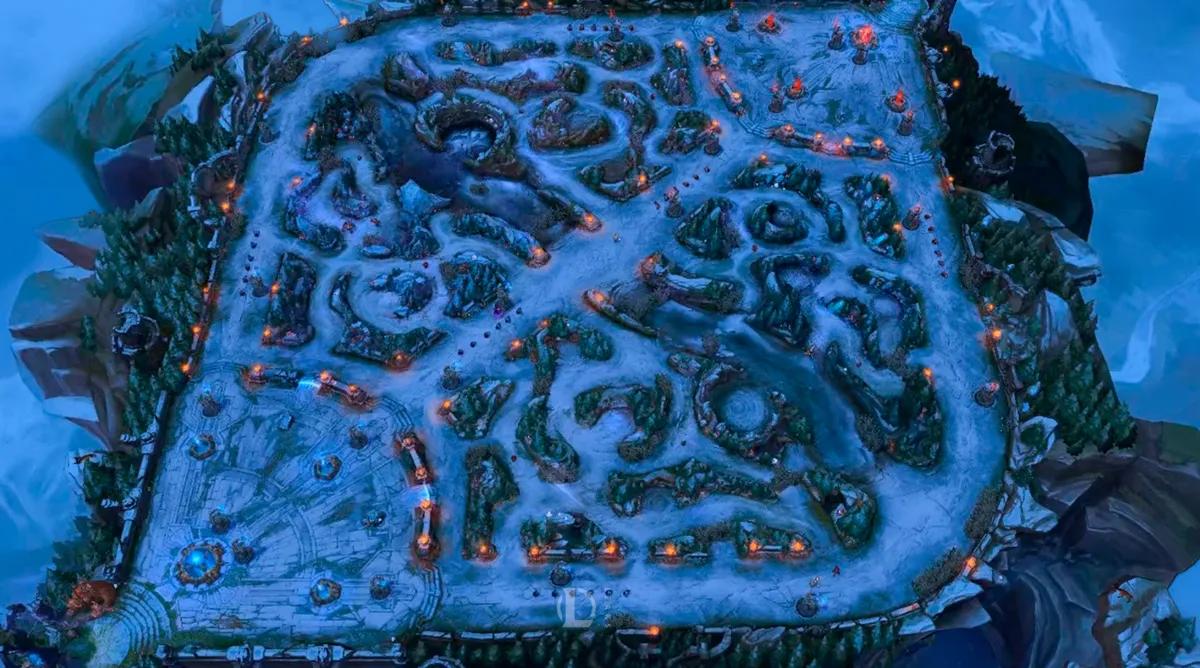 Vinterkartet kommer tilbake i Patch 25.23 for League of Legends
