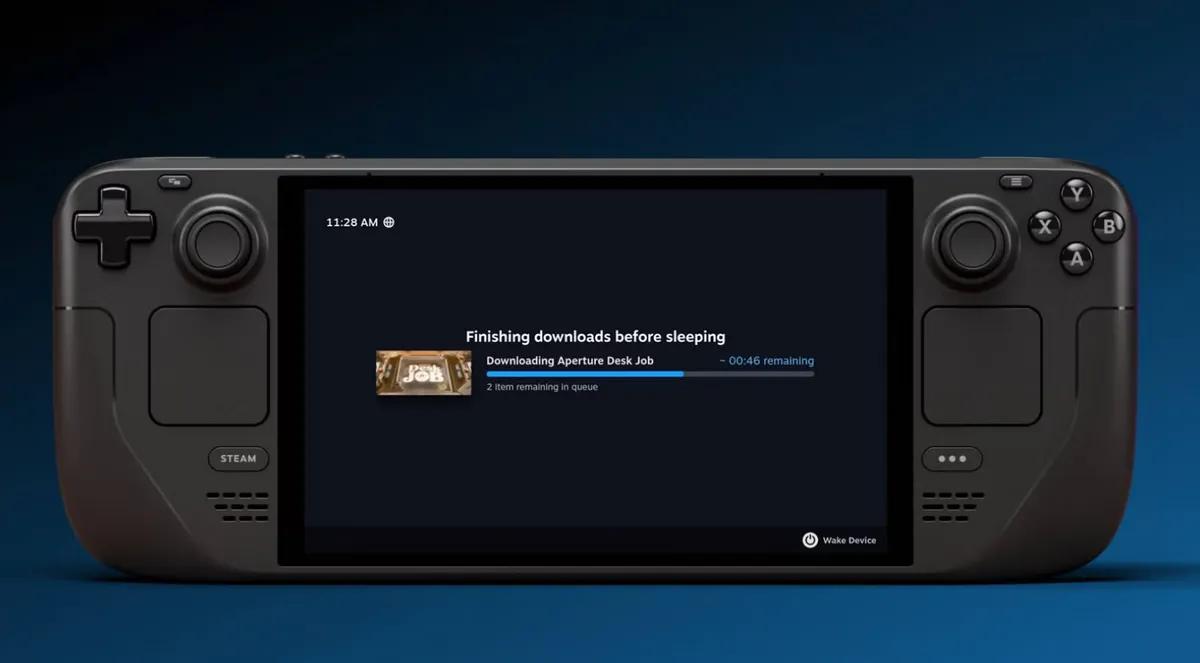 SteamDeck-oppdatering introduserer nedlastingsmodus uten skjerm