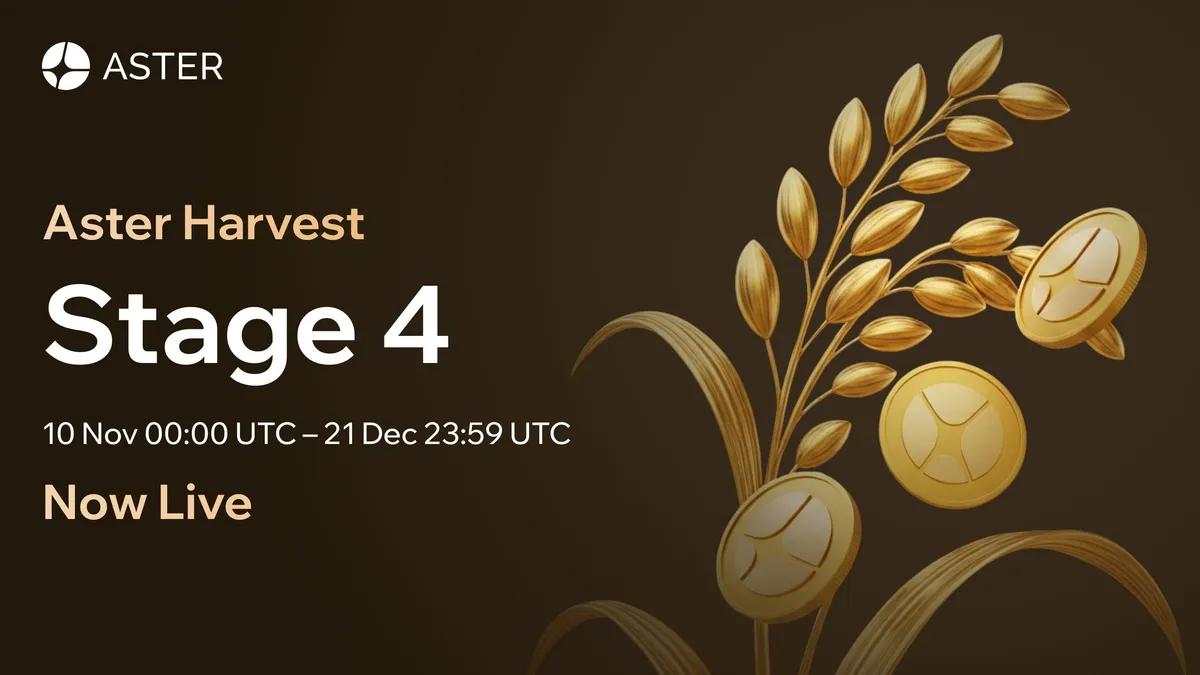 Aster DEX lanserer trinn 4 av Harvest-programmet
