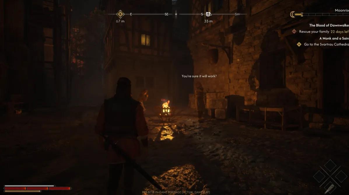 Blood Of Dawnwalker Gameplay Breakdown fremhever menneskelige og vampyrstier