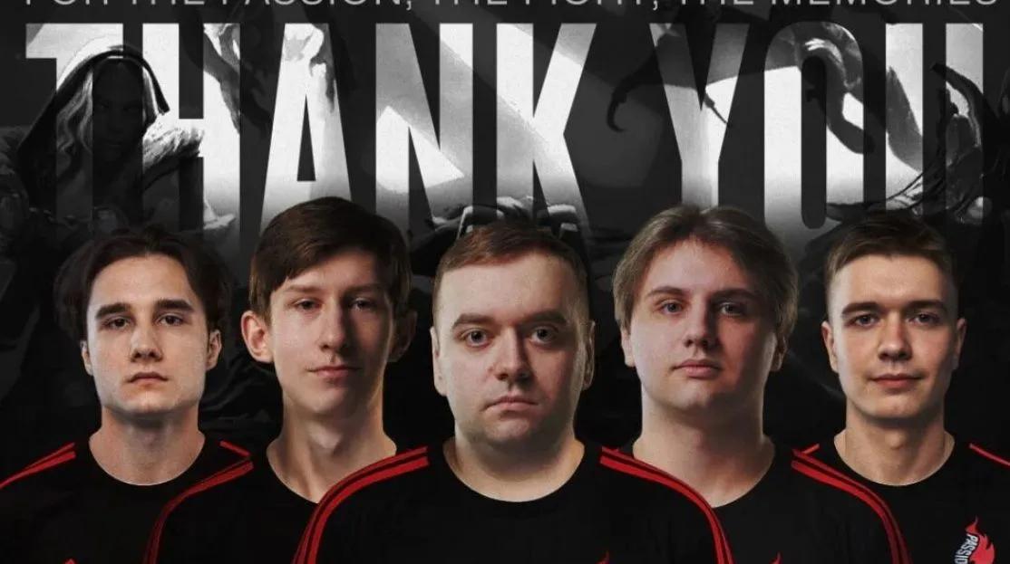 Passion UA oppløser Dota 2 Roster og pauser sitt løp i disiplinen
