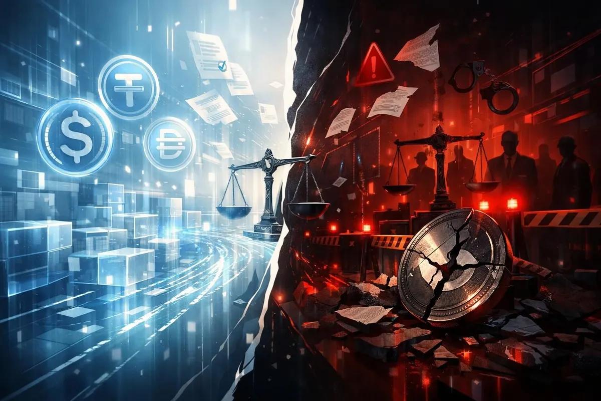 Skarp kontrast i bruken av stablecoins