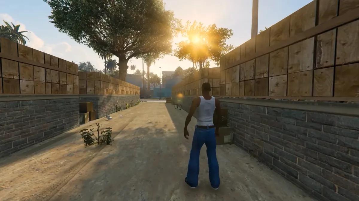 Fullstendig GTA: San Andreas-opplevelse gjenoppbygges i GTA 5s RAGE-motor