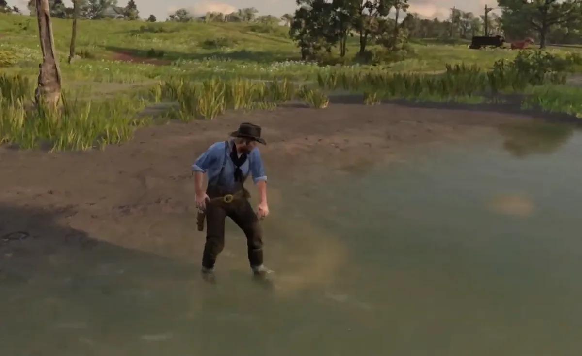 Red Dead Redemption 2-mod legger til skikkelig vasking i elver og innsjøer