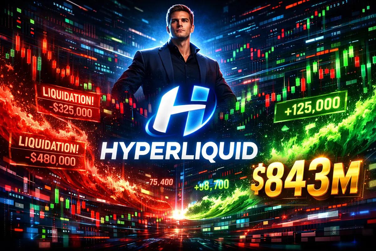 James Wynn løftet Hyperliquid til toppen: Hvordan hypen rundt likvidasjoner brakte plattformen 843 millioner dollar i 2025